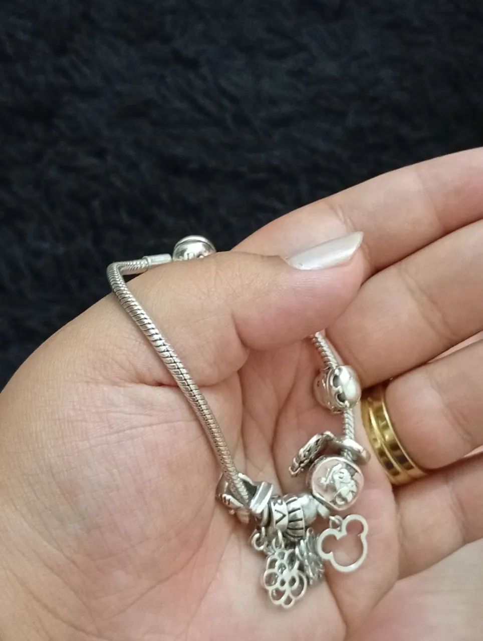 Pulseira Pandora prata 925 - Foto 5