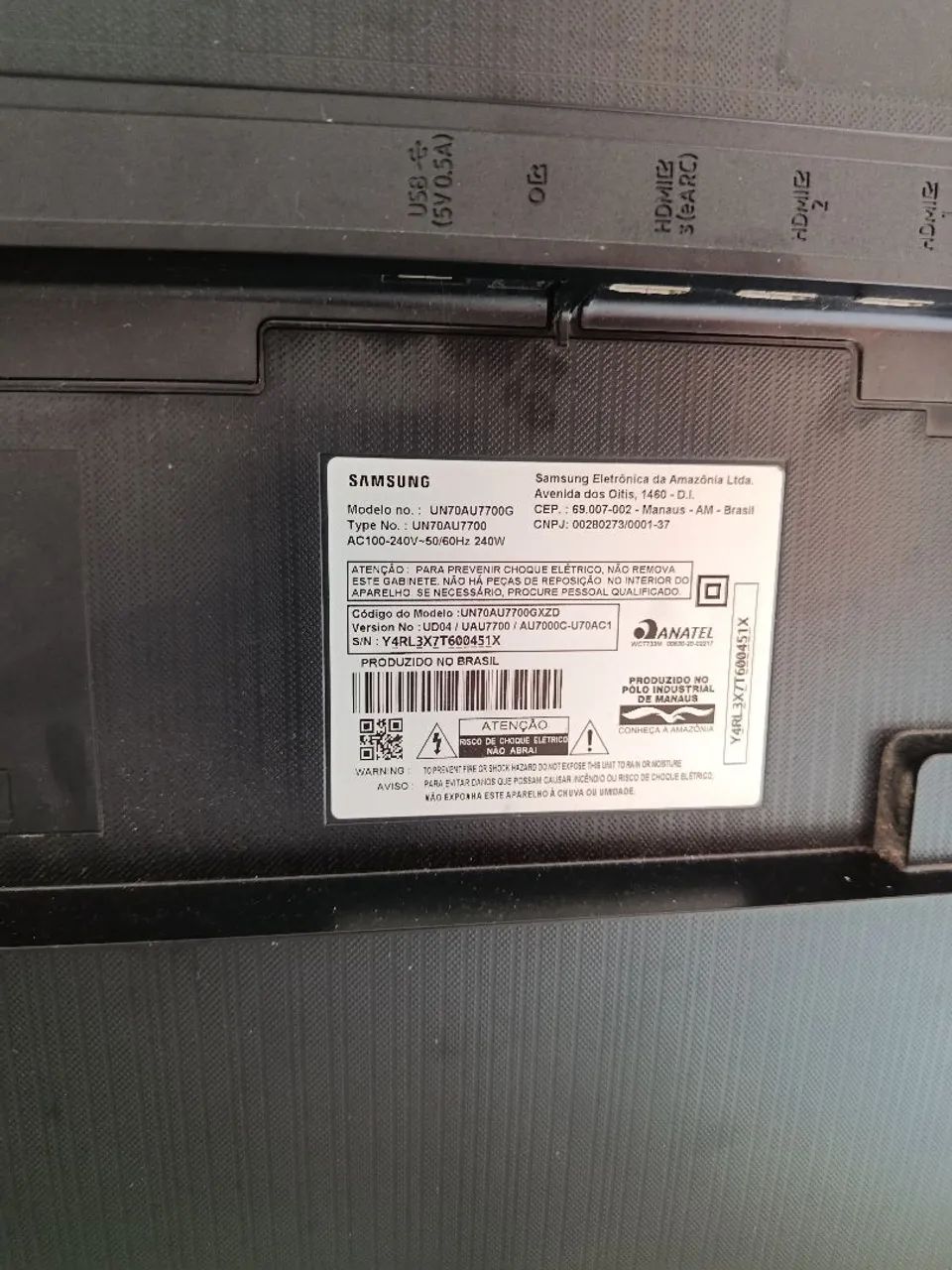 TV com Avaria no precinho.  - Foto 2