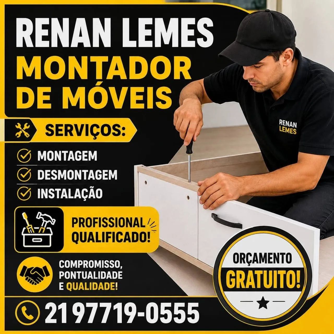 Montador de móveis profissional 