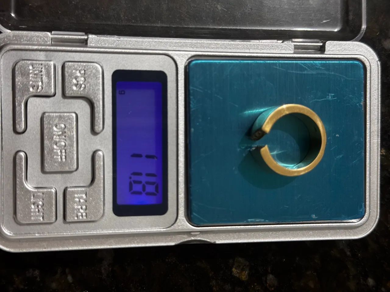 Lindo anel de ouro com diamante  - Foto 3