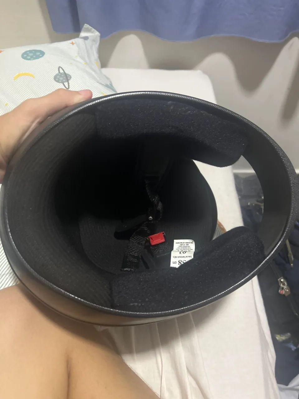 Capacete de moto HSA usado um vez - Foto 3