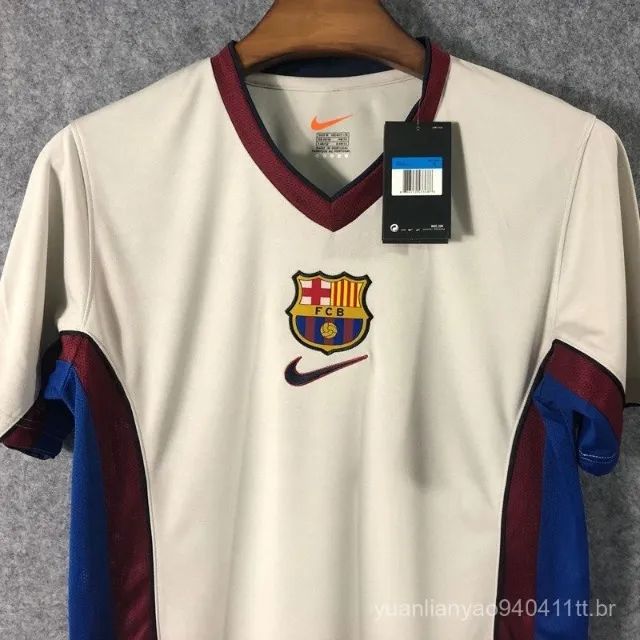 Camisa do Barcelona - Retro - Fora - 1998/99 - Foto 3