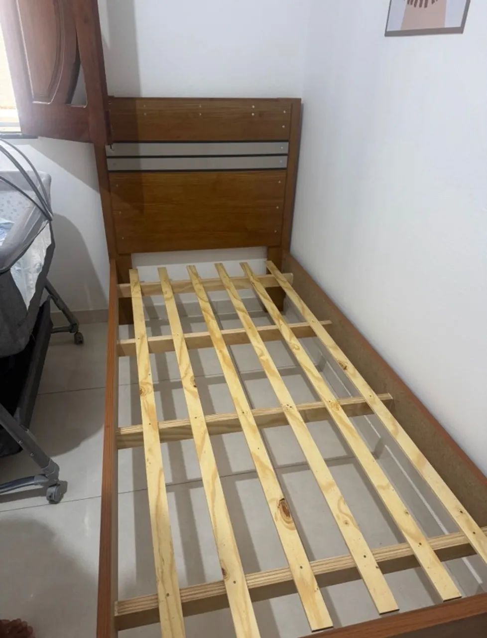Cama de solteiro infantil 100% mdf