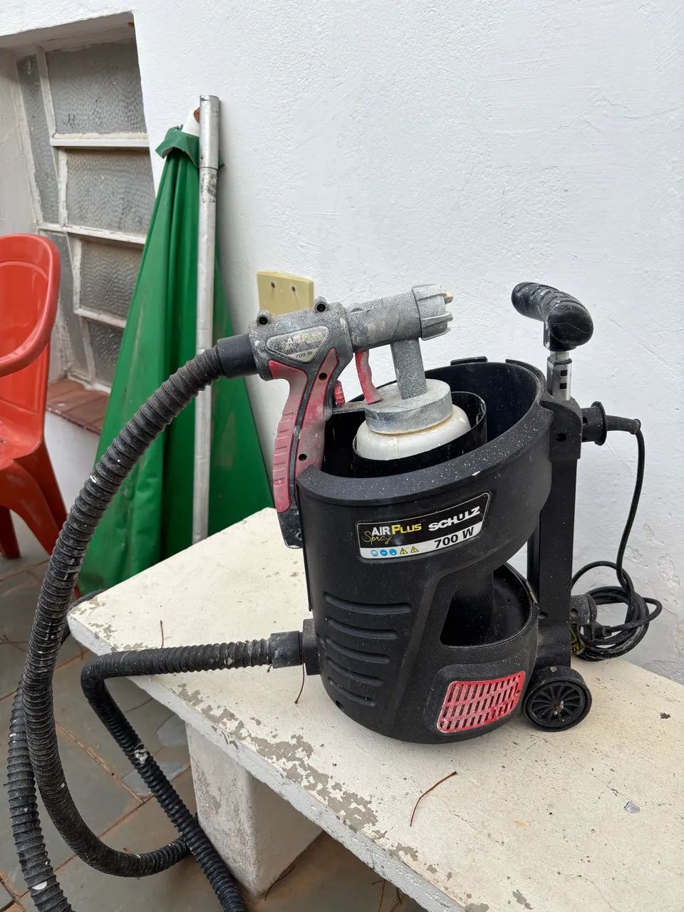 Pistola de Pintura Schulz Air Plus Spray 700W Completa - Foto 2