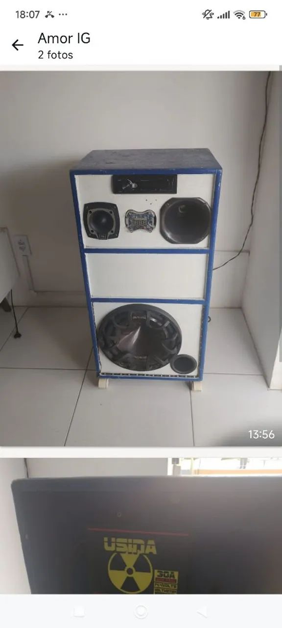Caixa de som  profissional  - Foto 2