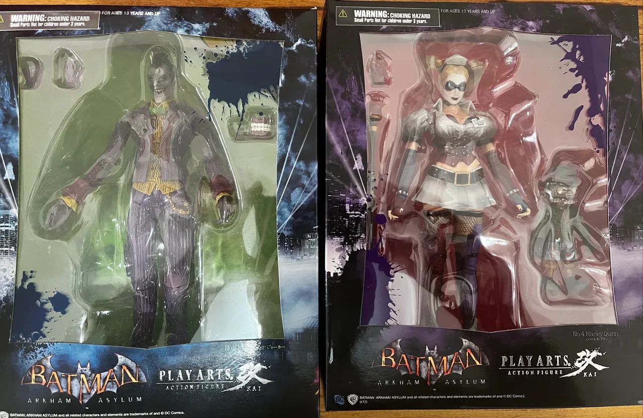 Play Arts Kai Harley Quinn Arkham LACRADA - Foto 3