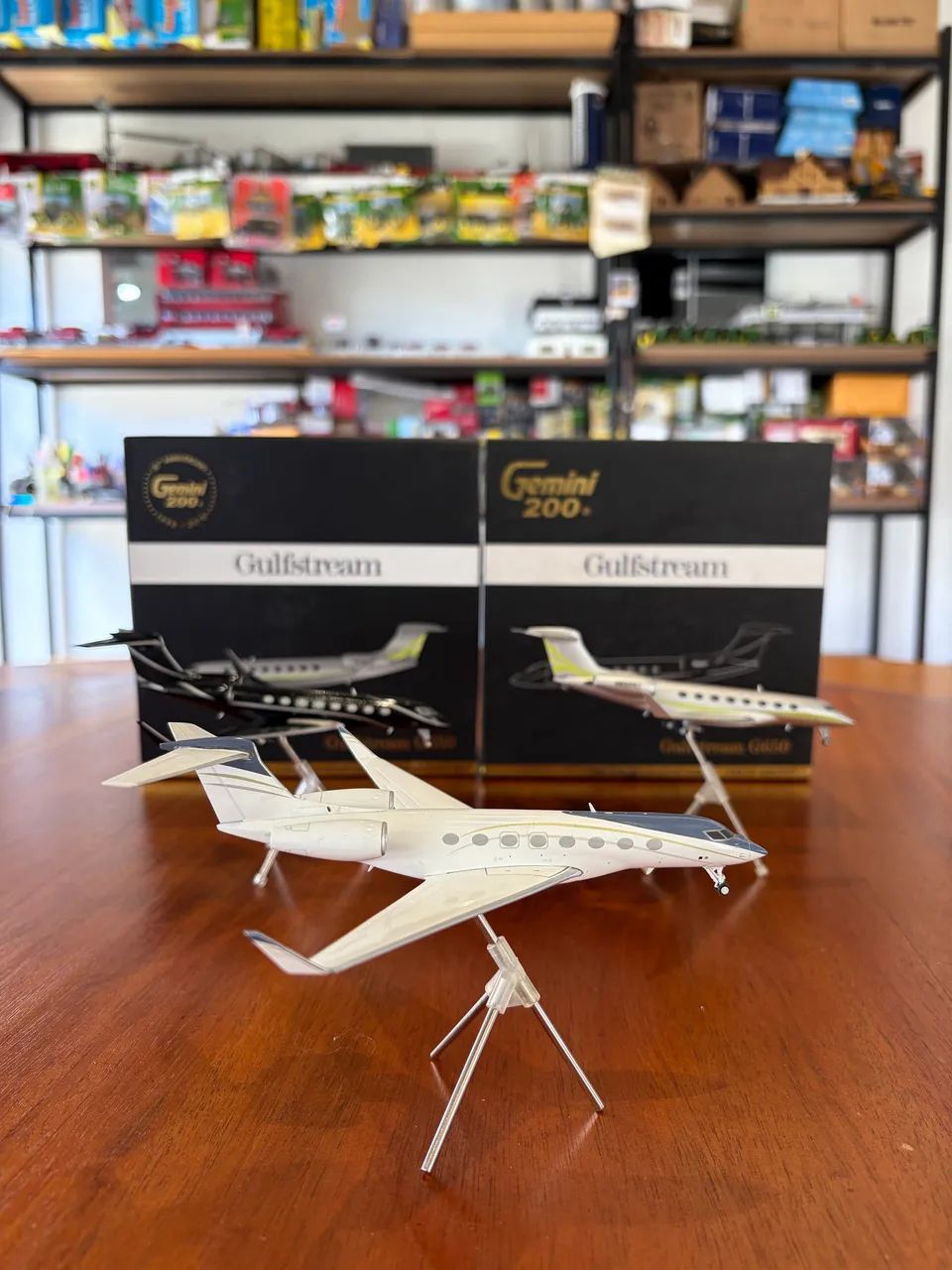 Miniatura Gulfstream G650 1/200