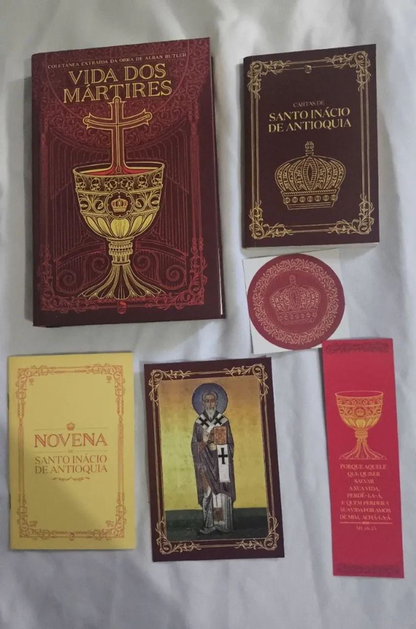 livro - vida dos mártires - mbc - minha biblioteca católica