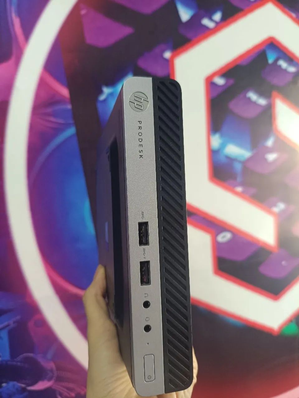 Mini Pc Hp i3 de 7°geração - 1ano de garantia  - Foto 2