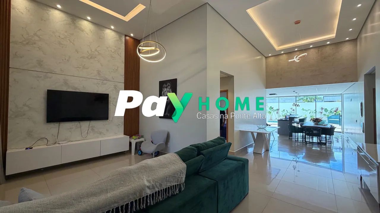 Ponte Alta, casa 3 quartos com piscina - Foto 4