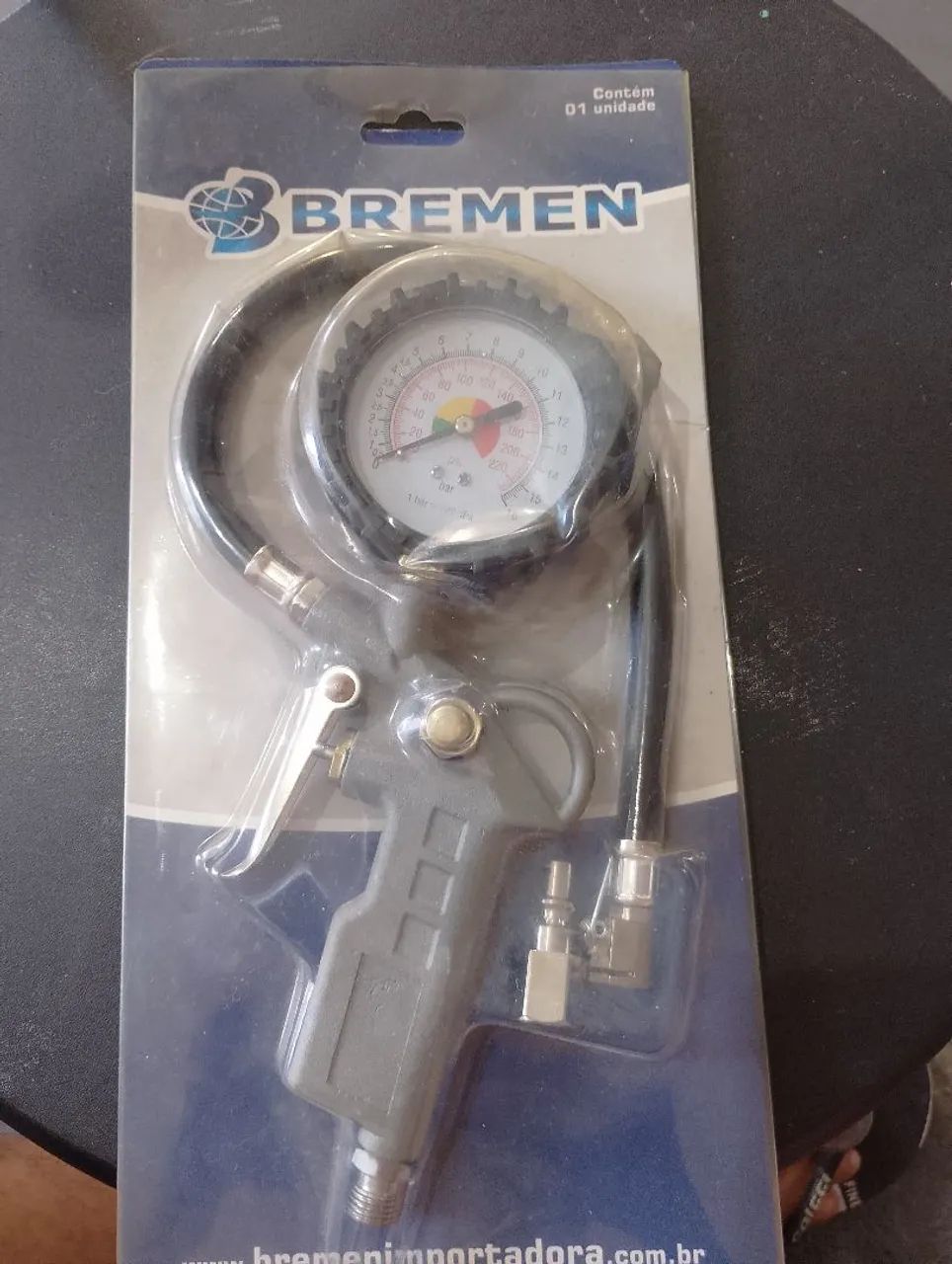 Calibrador analógico com bico aro 22 PSI cabo POL - Foto 4