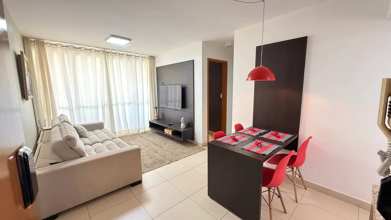 Alugo apartamento Mobiliado 2 Quartos - Setor Bueno