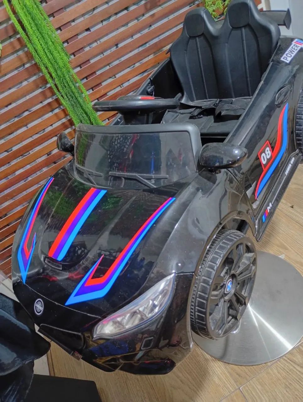 Cadeira Infantil para salão Carrinho hidráulica  - Foto 5