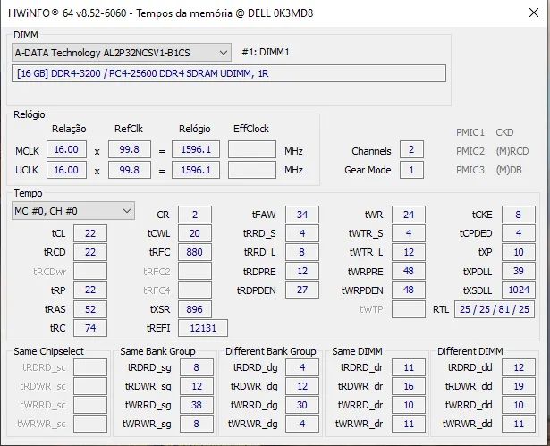 Kit Memória Adata 2x16Gb DDR4 3200 - Foto 3