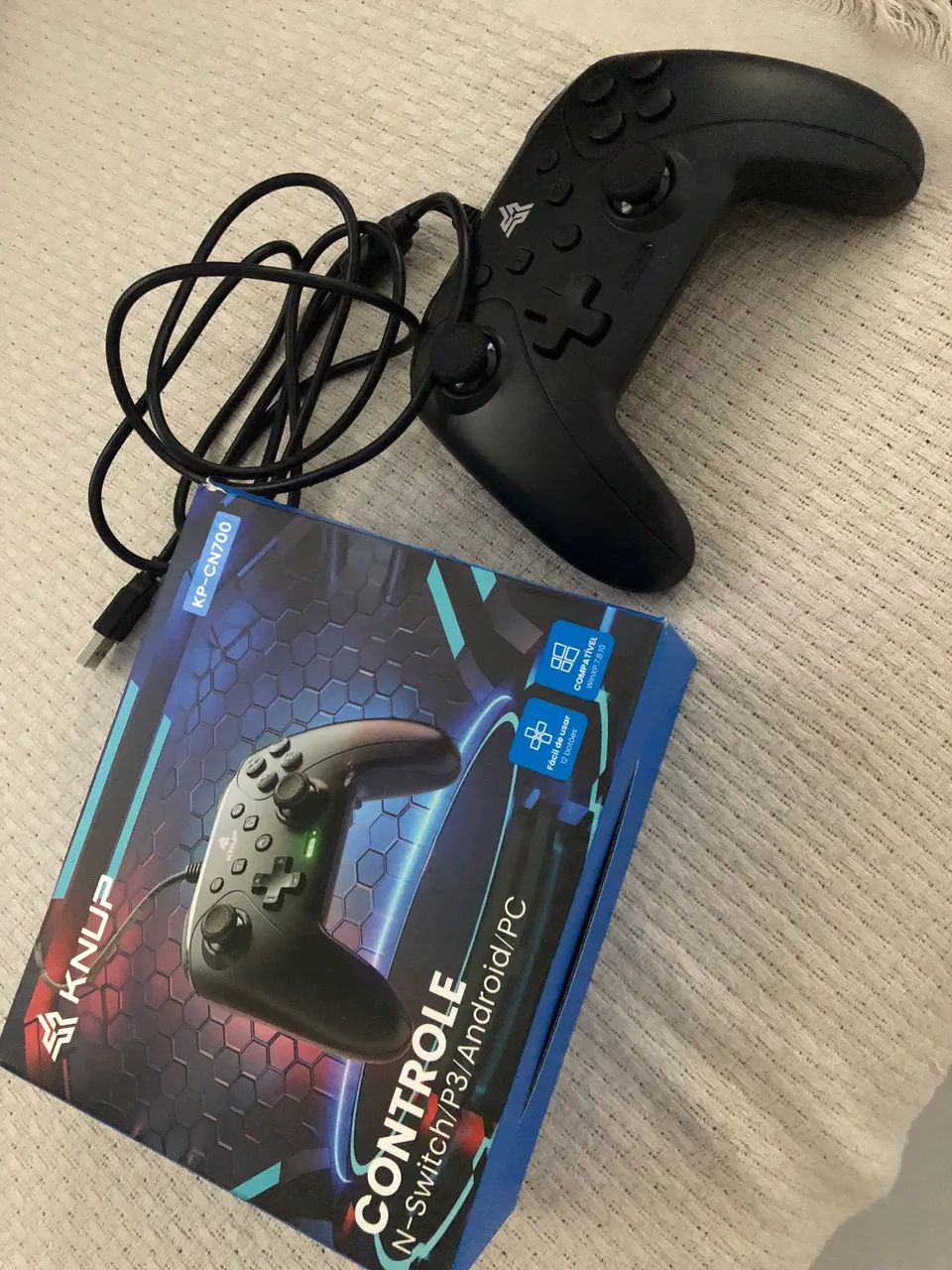 Vendo controle p/ PC novo - Foto 3