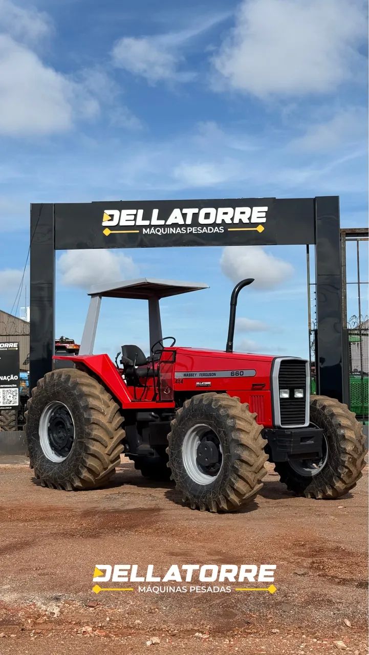 MASSEY FERGUSON 660 2002 TRATOR REVISADO PRONTO PARA TRABALHAR