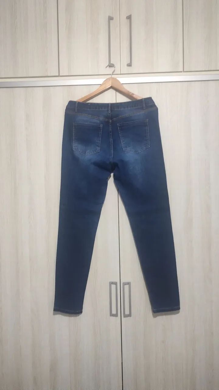 Calça jeans feminina 44 - Foto 2