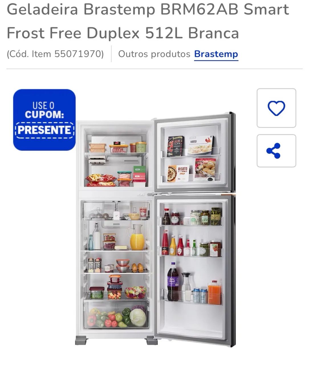 Geladeira Brastemp duplex 512 litros  - Foto 5