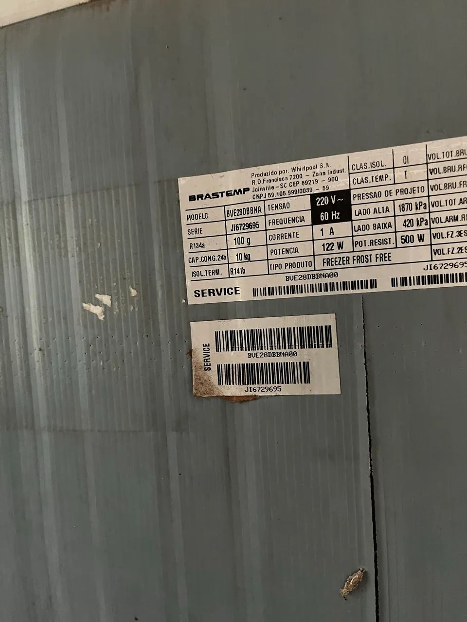 Freezer vertical Brastemp bve28dbbna - Foto 2