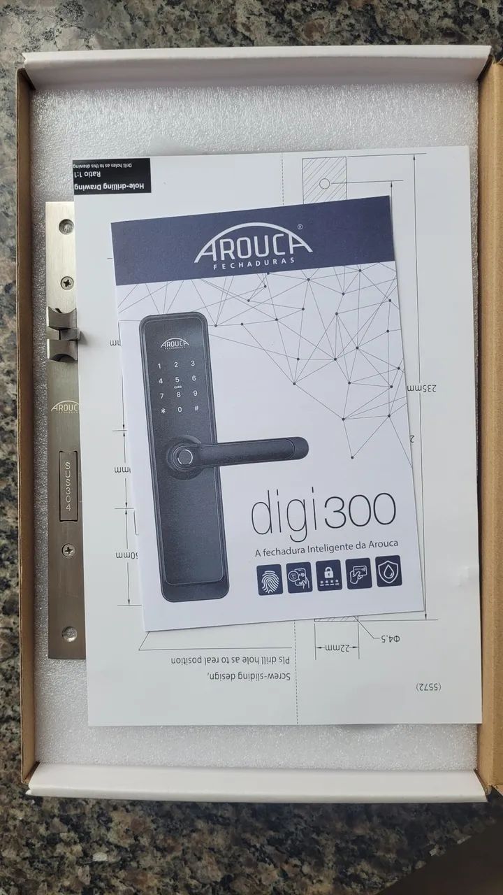 Fechadura eletrônica Digi300 Arouca (nova) - Foto 3