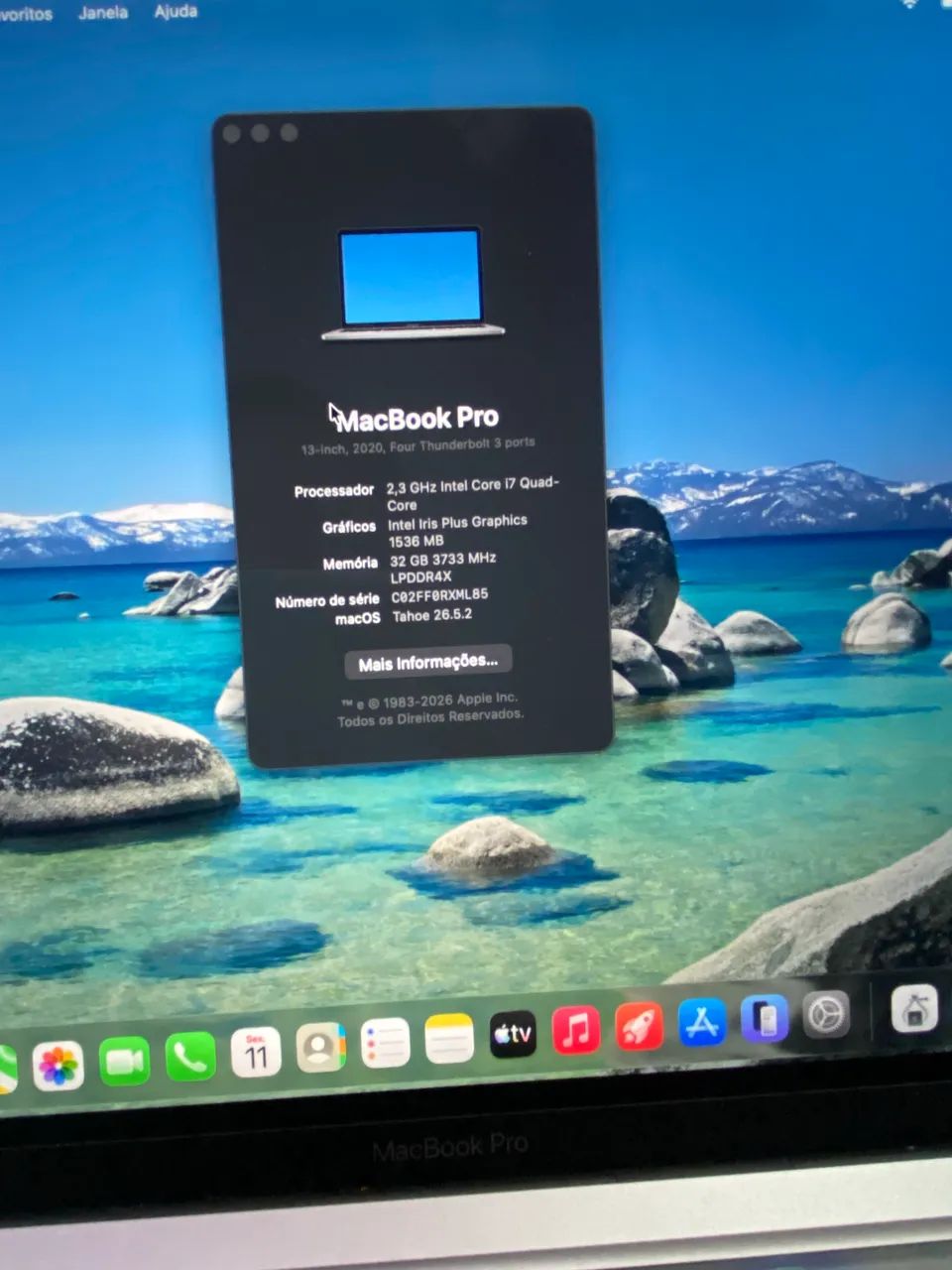 Macbook Pro 13 Pol i7 / 32GB / 512GB - Notebooks - São Cristóvão