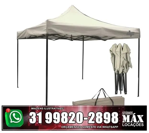 Locação de Tendas Portáteis para sol e chuvas leves - Foto 2