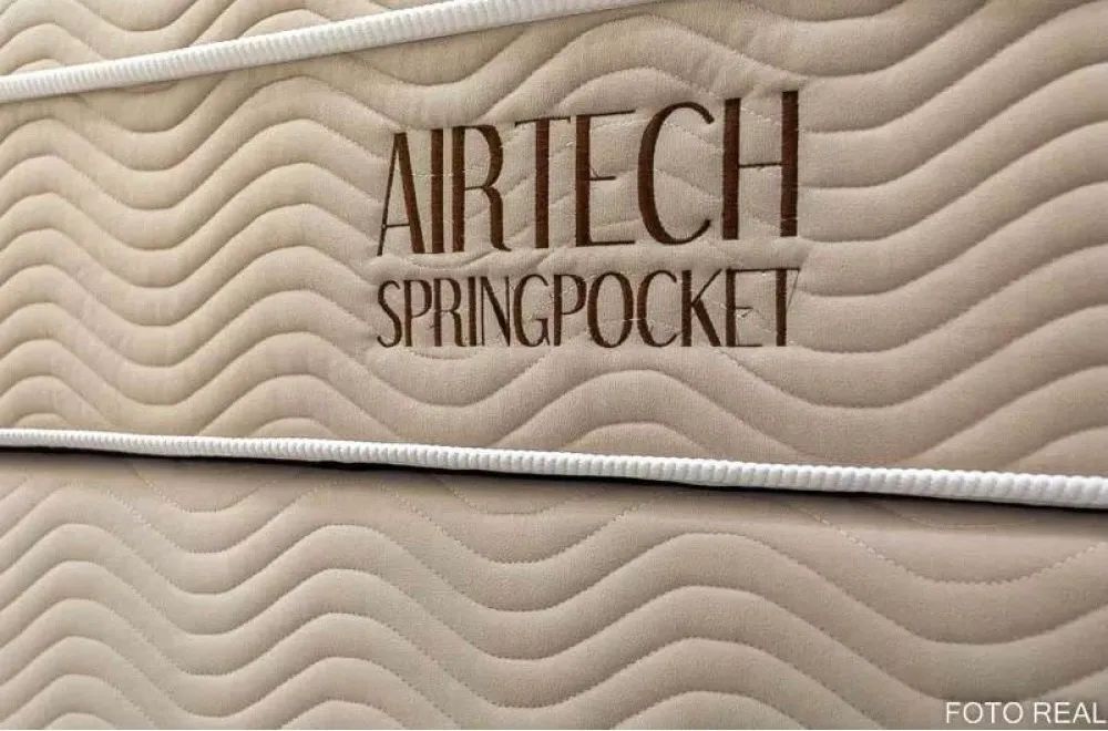 Cama Box Super King Ortobom Airtech Spring Pocket com Molas ensacadas - Entrega Imediata  - Foto 2