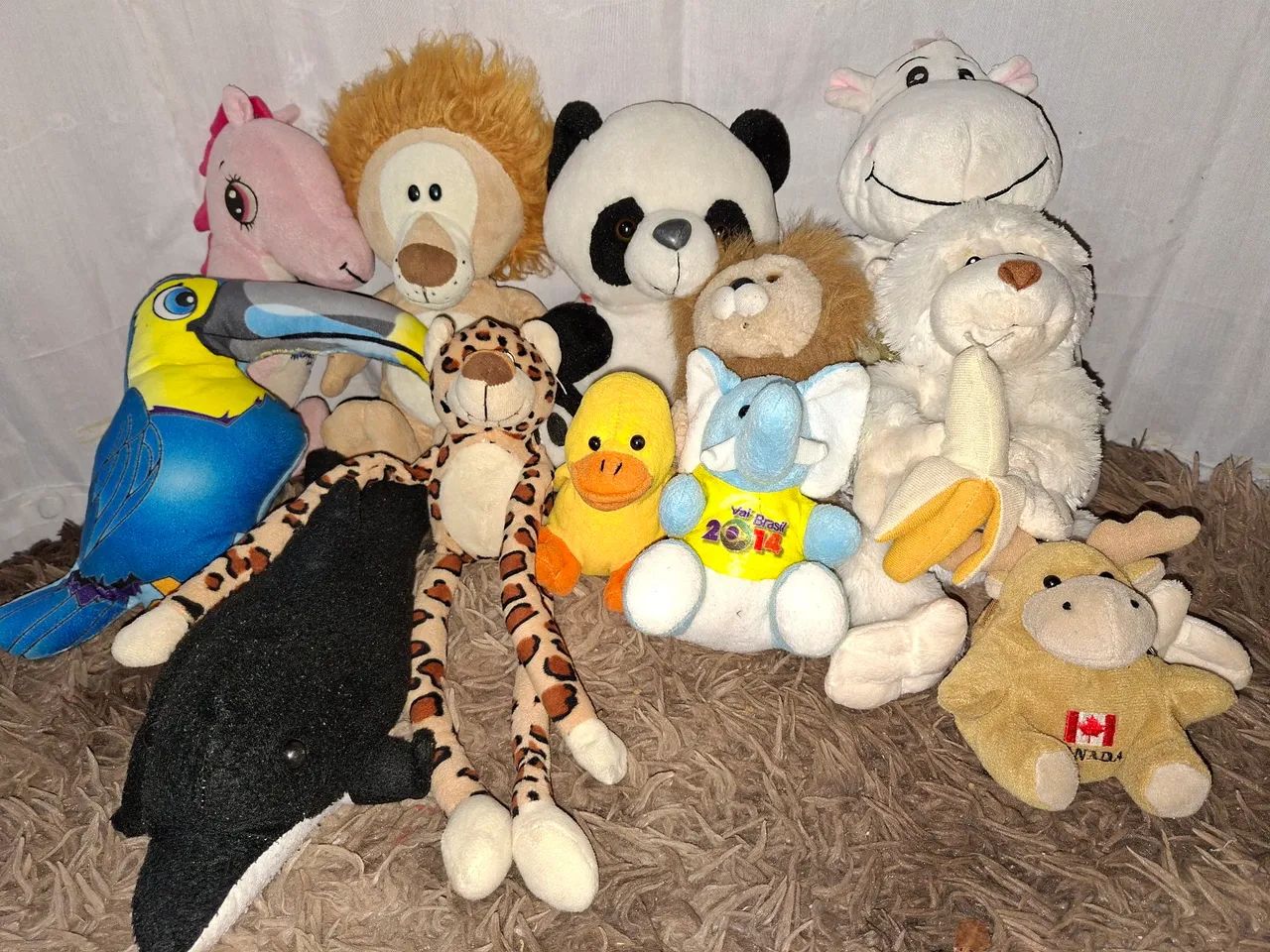 Kit Bonecos Pelúcia Animais  - Foto 5