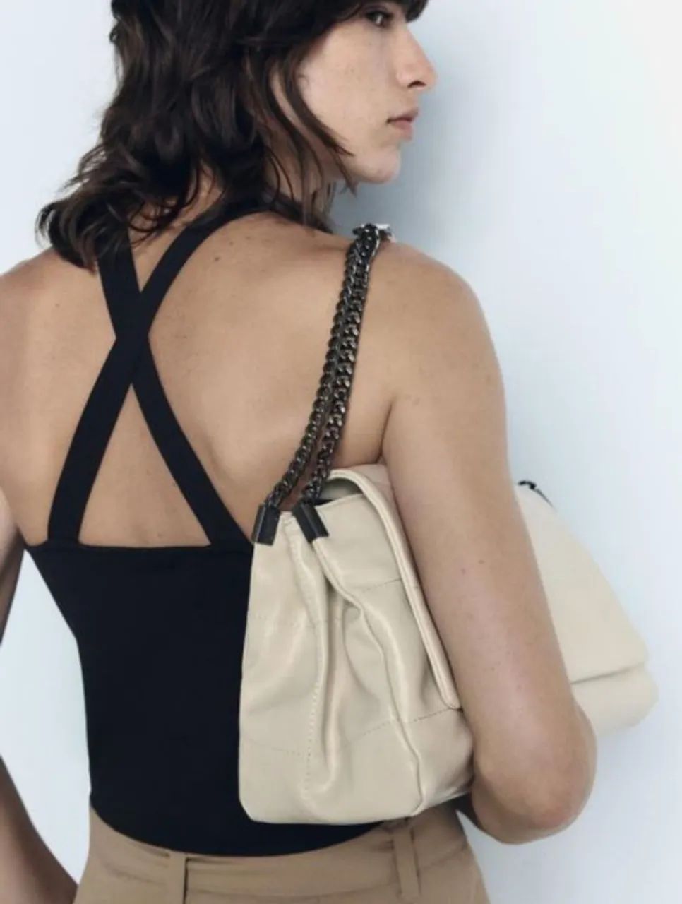 Bolsa Zara off white - Foto 3