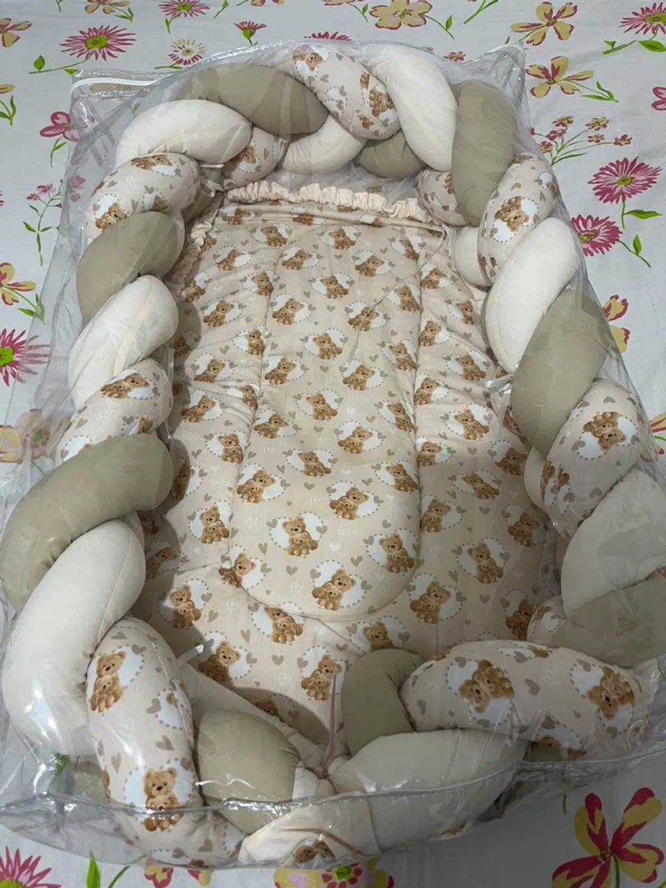 Ninho para bebe com mosquiteiro 