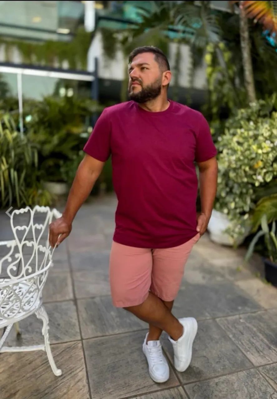 Camisa algodão plus size masculina  - Foto 5