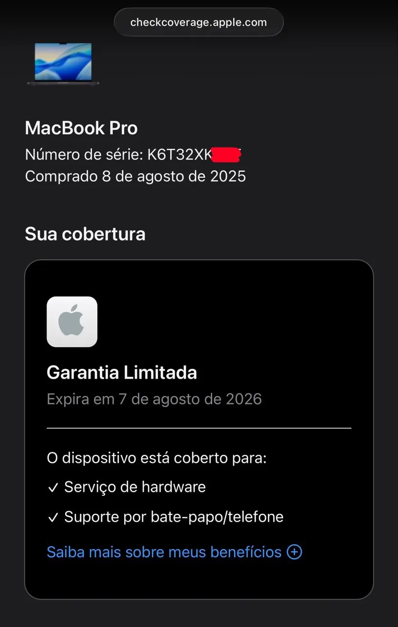 Macbook pro 14 polegadas m4 16gb / 512gb garantia até 07/08/2026 bateria 100% ( 16 / 512 ) - Foto 2
