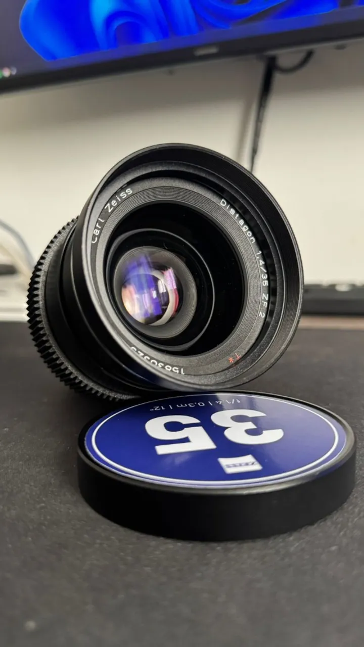 Planar Zeiss 50mm F1.4 boca Canon - Acessórios para Câmeras e