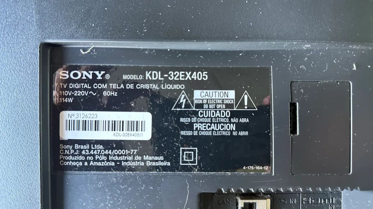 TV Sony Bravia 32? LCD KDL-32EX405 - Funcionando - Foto 2