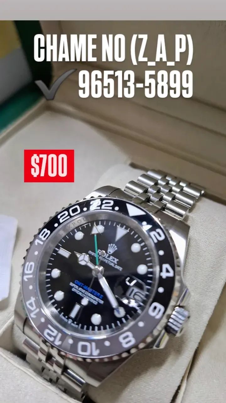 Relógio Rolex Bruce Wayne Automático  - ENTREGAMOS 