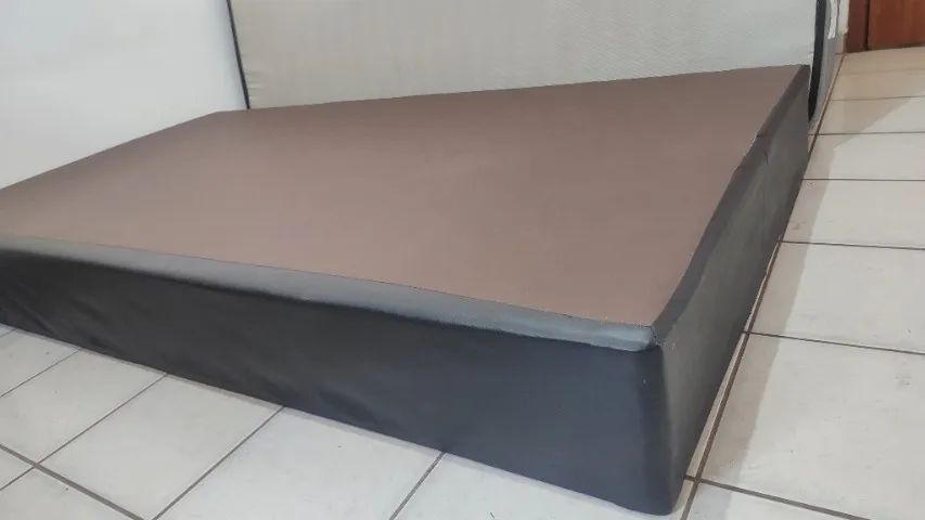 Colchão solteirão Ortobom + box com pés rosqueáveis - Foto 3