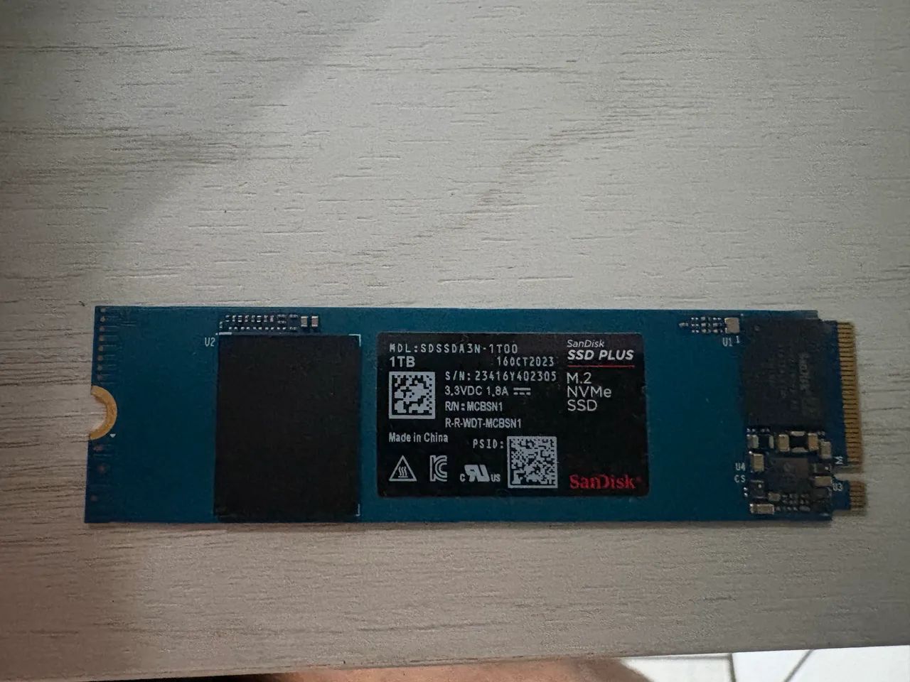 Ssd Nvme Sandisk Plus 1TB