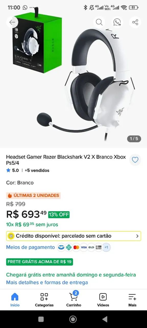  Fone Gamer - Foto 2