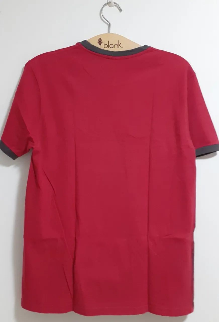 Camiseta Masc vermelha - Foto 5