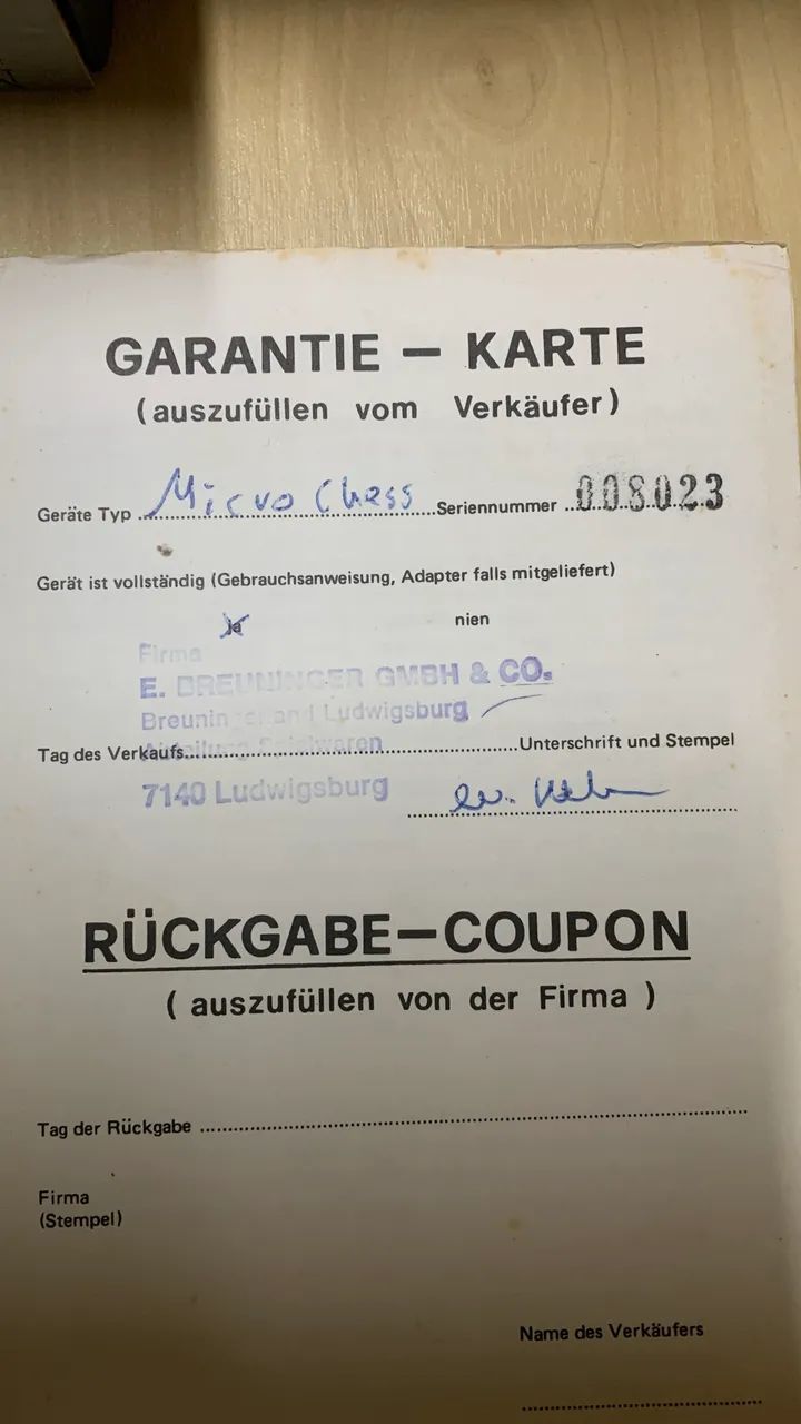 NOVAG MICRO CHESS comprado na Alemanha em 1981 - Foto 5