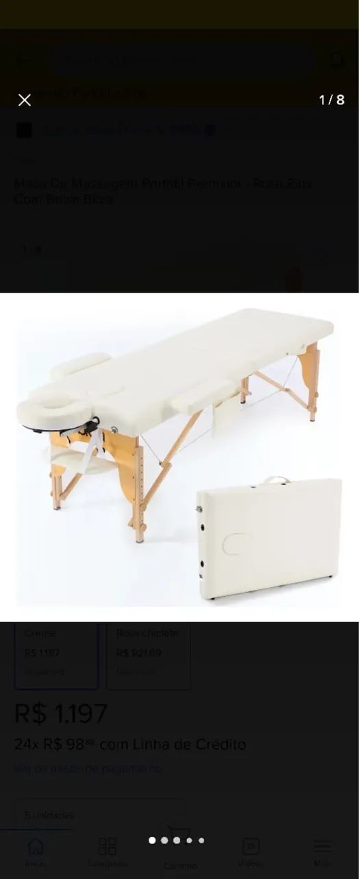 Maka para massagem dobrável  - Foto 3