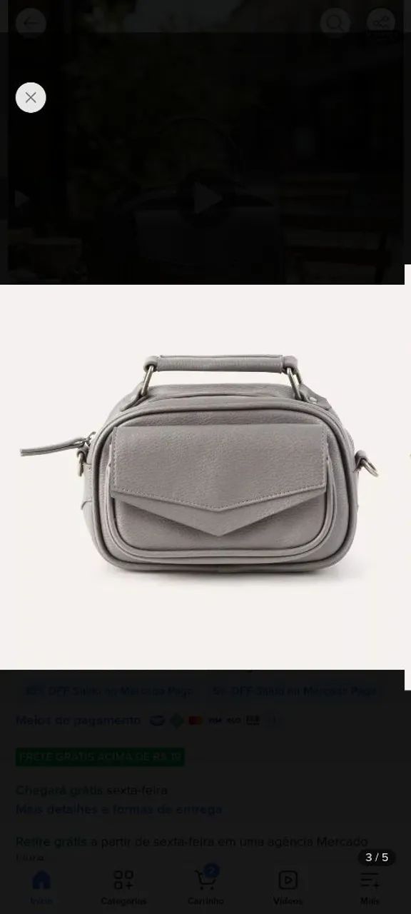 Bolsa Tiracolo Feminina Hering - Foto 3