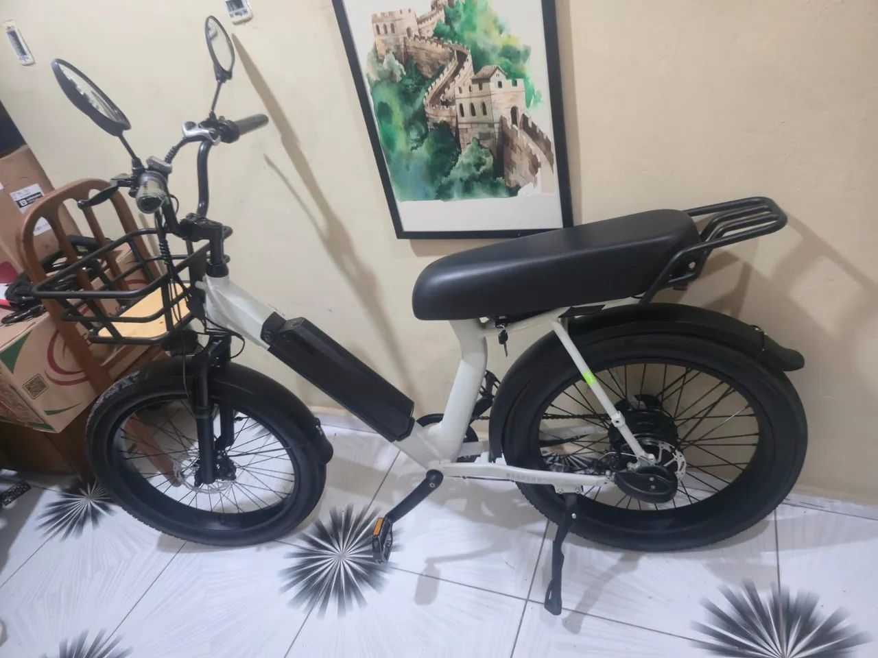 BELÍSSIMA BICICLETA ELÉTRICA!!!