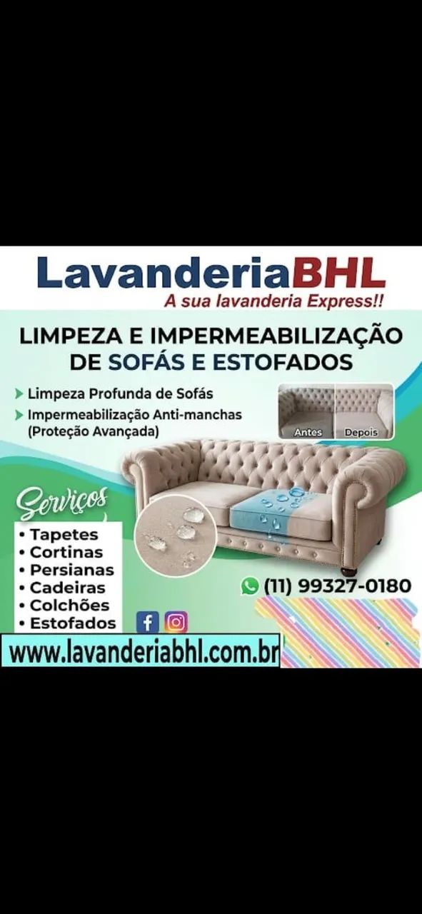Limpeza de sof á,  tapetes - Foto 2