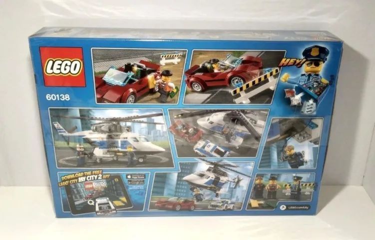 LEGO City 60138 Perseguição em Alta Velocidade Lacrado (2017) - lego para Colecionador - Foto 3