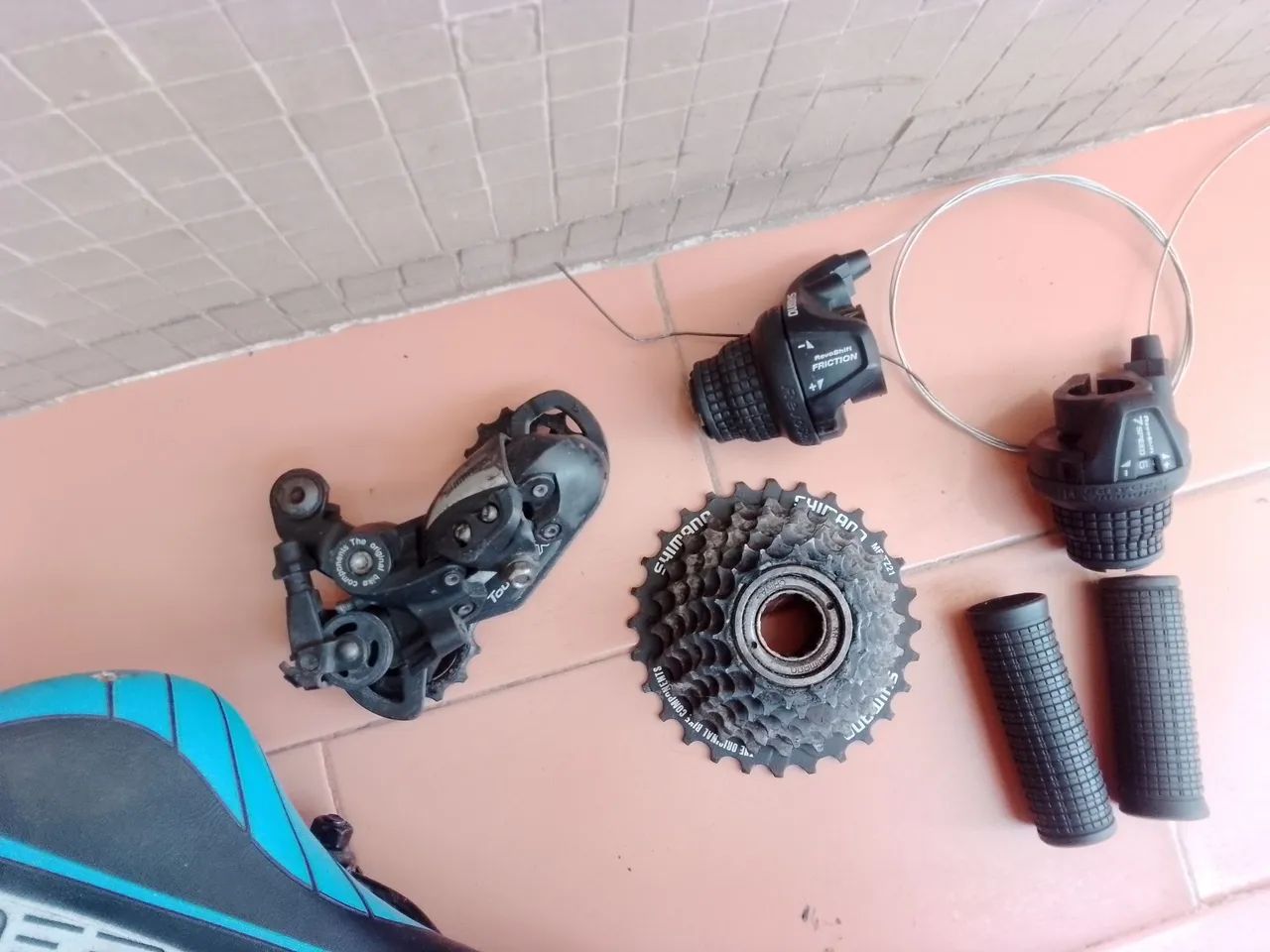 Câmbio, catraca e passador Shimano  - Foto 2
