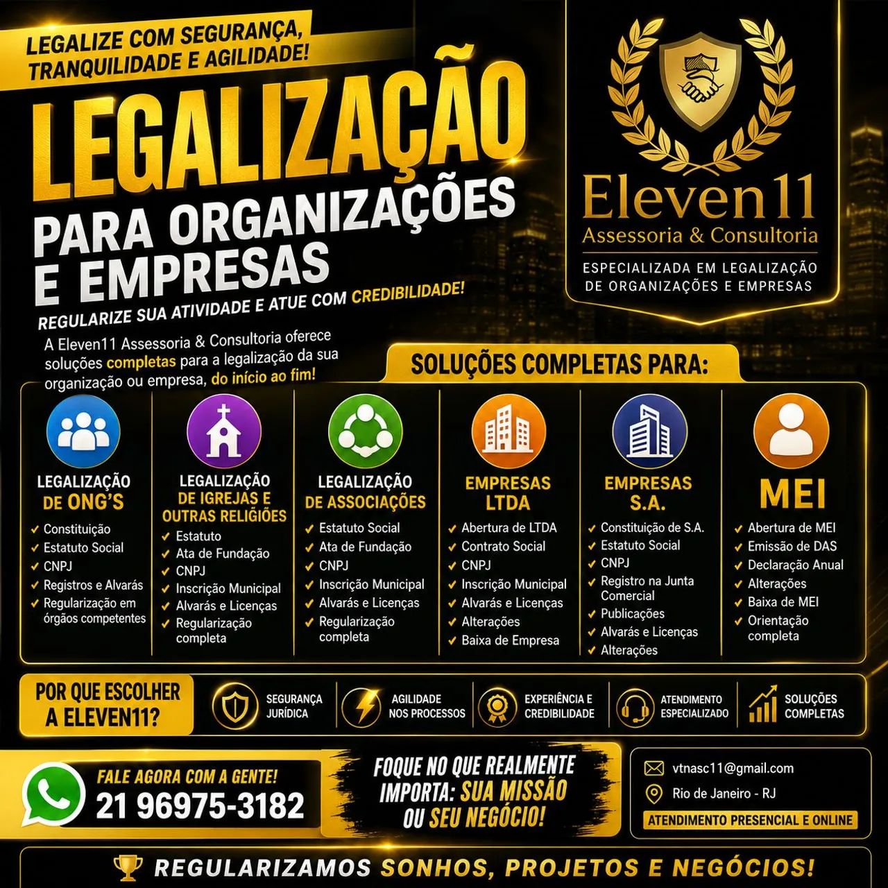 Legalização de empresas 