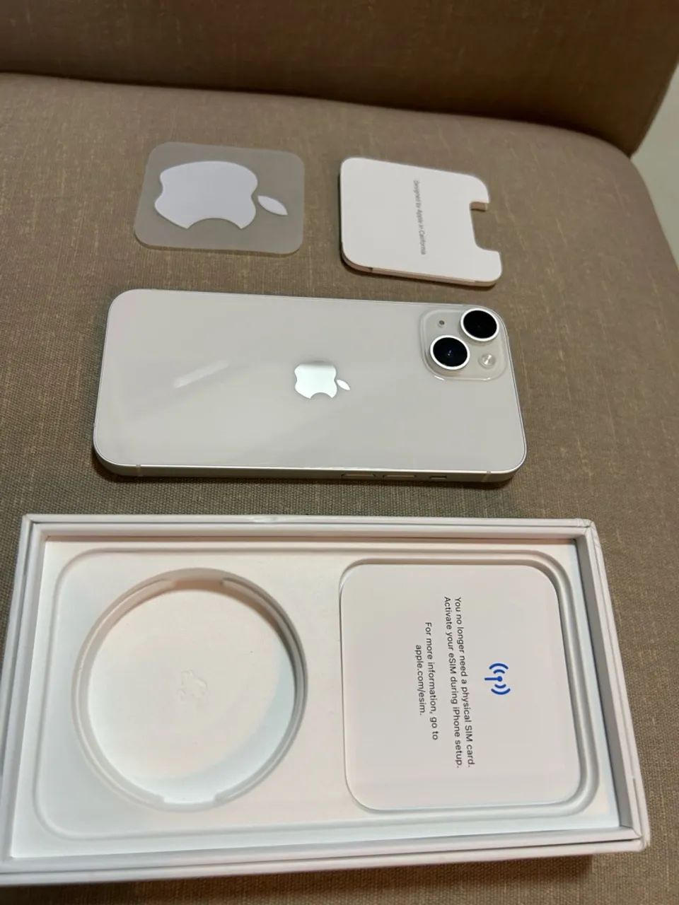 iPhone 14 256GB branco - Foto 2