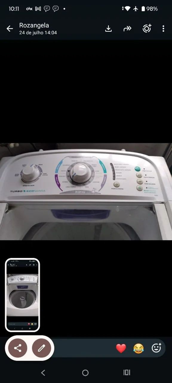 Máquina 8kg otimo estado funciona perfeitamente  - Foto 4