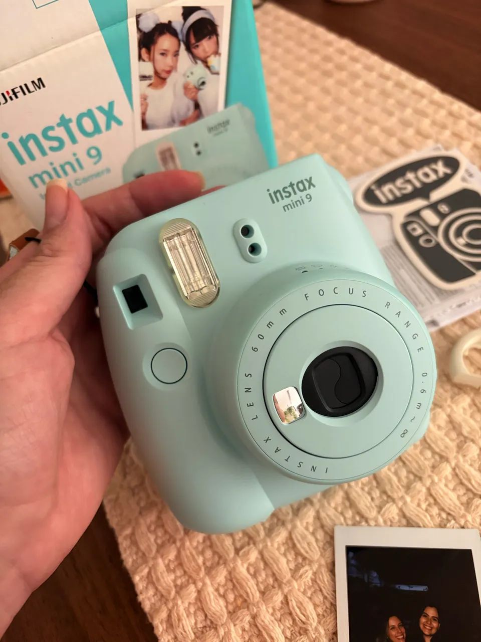 Instax Mini 9 Fujifilm - Pouquíssimo Usada, Estado de Nova!